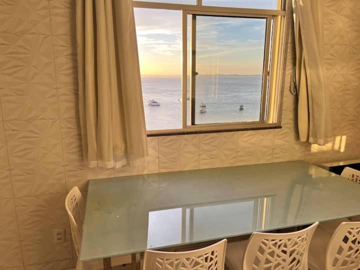 Apartamento No Farol Da Barra. Vista Deslumbrante Para O Mar! No Circuito Do Carnaval. Ao Lado Do Porto Da Barra ! ซัลวาดอร์ ภายนอก รูปภาพ