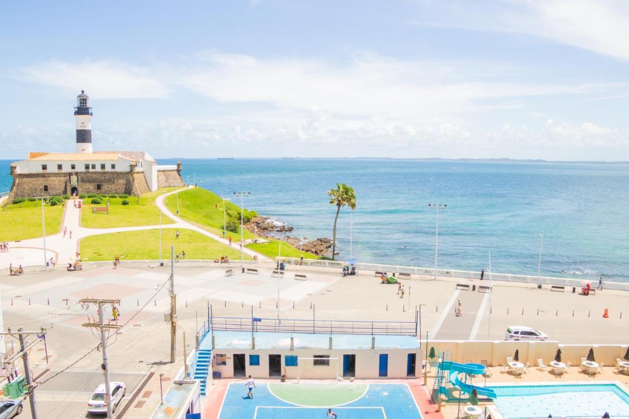 Apartamento No Farol Da Barra. Vista Deslumbrante Para O Mar! No Circuito Do Carnaval. Ao Lado Do Porto Da Barra ! ซัลวาดอร์ ภายนอก รูปภาพ